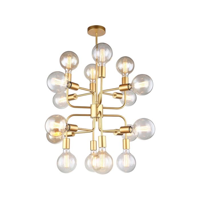 CLA Lighting HEXADE Modern Abstract Pendant Light - Gold