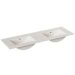 Stein 1500mm White Polymarble Top With Double Basin