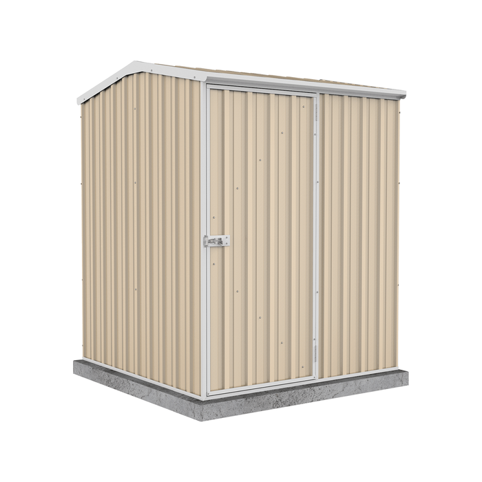 Absco Sheds 1.52 x 1.52 x 1.95m Classic Cream Premier Single Door Garden Shed
