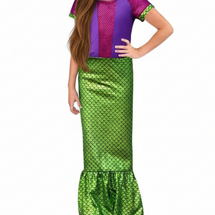 Enchanted Sea Princess Girls Mermaid Costume - Large