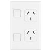 DETA X7 Double Vertical Power Point - 5 Pack