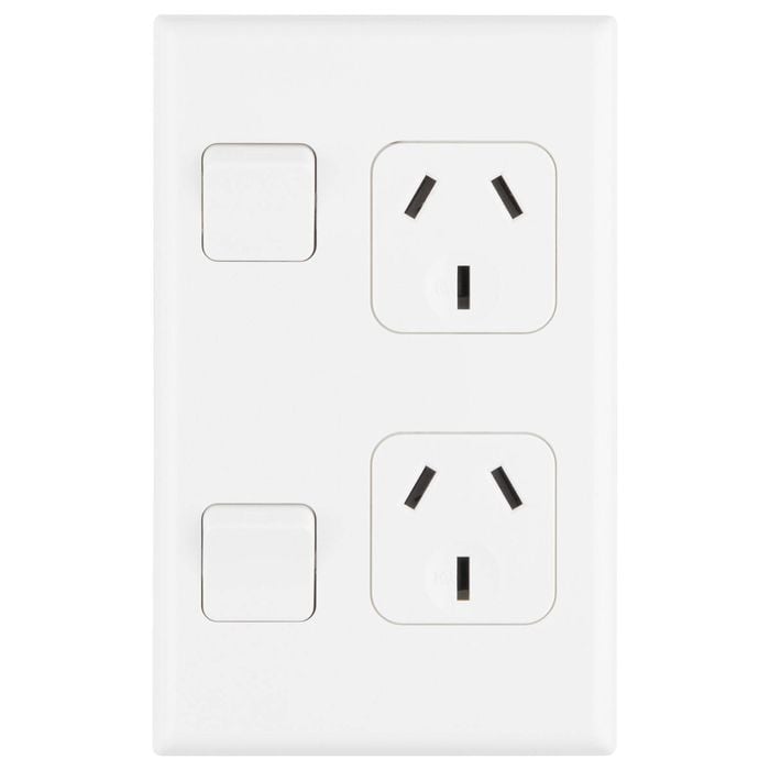 DETA X7 Double Vertical Power Point - 5 Pack