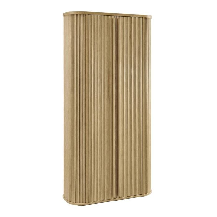 Orla Tall Cabinet Storage 2 Doors Oak