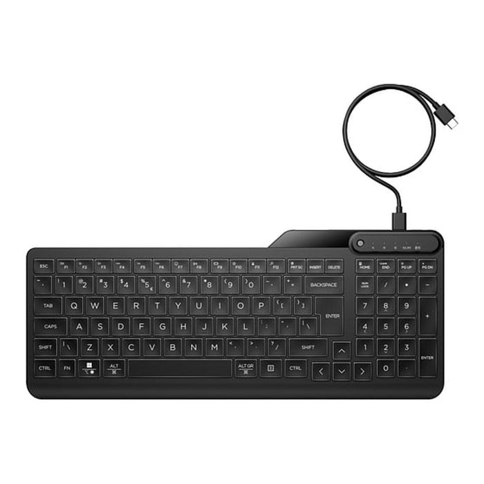 Hp 405 Multi-device Backlit Wired Keyboard [7n7c1aa]