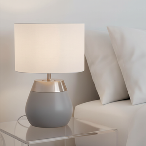 Mercator Grey Belgrave Touch Table Lamp