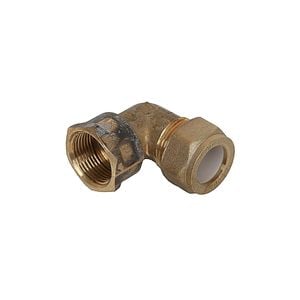 Brasshards 15C x 15FI Brass Female Compression Elbow LF