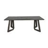 Besteneer 220cm Solid Timber Dining Table Chocolate