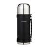 Thermos Thermocafe 1 Litre Stainless Steel Vacuum Insulated Flask with Handle- Black