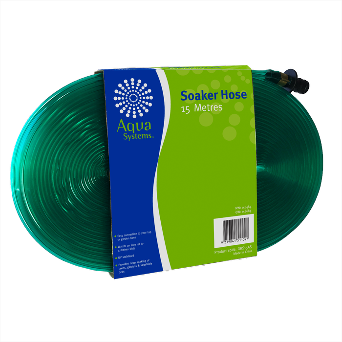 Aqua Systems 15m Fitted Soaker Hose