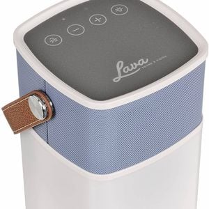 Lava BrightSounds 2 Wireless Bluetooth Speaker W/LED Lamp Powerbank Charger Blue