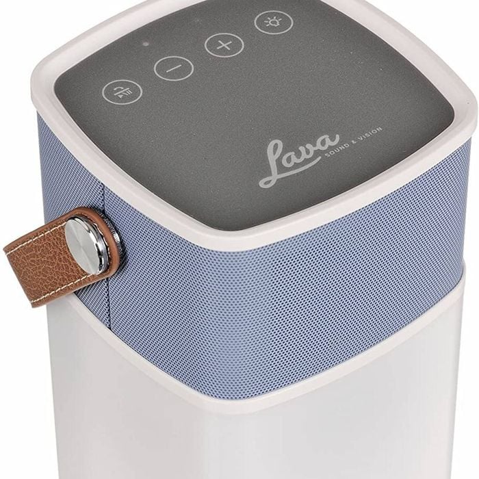 Lava BrightSounds 2 Wireless Bluetooth Speaker W/LED Lamp Powerbank Charger Blue