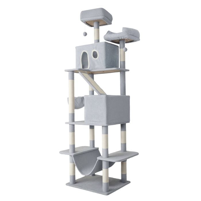 PaWz 206 cm Multi-Level Cat Tree Scratching Tower