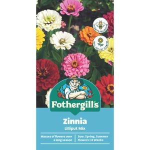 Fothergill's Zinnia Lilliput Mixed Seeds