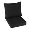 Costway Patio Cushion Set Indoor Outdoor Chair Seat Pads Black