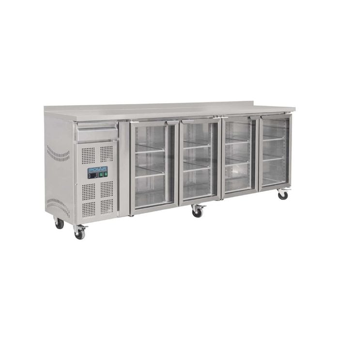 Polar U-series 4 Door Premium Bar Fridge 720ltr - Under Bench Fridges (ck492-a)