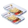 2PK Lemon & Lime Yorkshire Glass Bakeware 3L 39X23.5X5cm