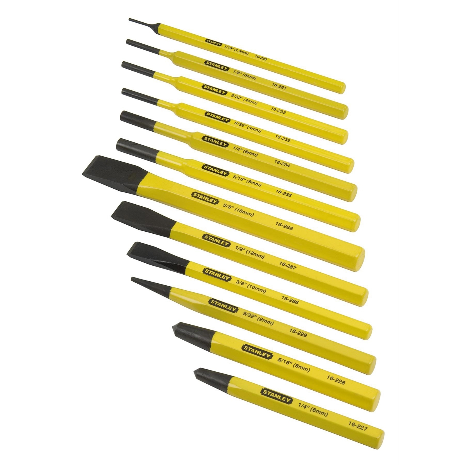 Stanley 12 Piece Chisel And Punch Set product image
