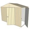 Build-a-Shed 3.0 x 1.5 x 2.3m Gable Single Hinged Side Door Shed - Cream