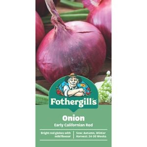 Fothergill's Early Californian Red Onion Vegetable Seeds