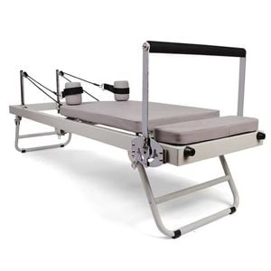 Pilates Reformer Foldable Pilates Machine Core Pilates Bed Max Load 120kg With Adjustable Resistance Fit Various Heights For Ho