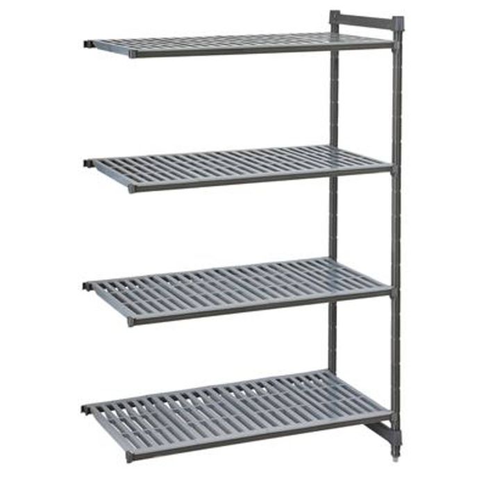 Cambro Shelving Add On Unit Camshelving Basics Plus 4 Tier 1830x1375x540mm Commercial Storage