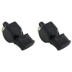 2PK Fox 40 Summit Classic CMG Whistle Outdoor Sports Accessory Black