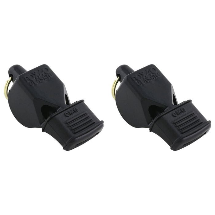 2PK Fox 40 Summit Classic CMG Whistle Outdoor Sports Accessory Black