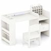 Costway Kid Art Table & Chair Set Study Desk Painting Activity Table
