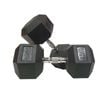 Morgan Rubber Hex Dumbbells - Pair [35kg]
