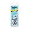 Zenith 1/4" x 12mm Zinc Plated Mushroom Head Bolt And Nut - 16 Pack