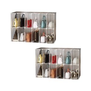Soga 2x 12-cube Foldable Storage Organiser