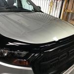 TRADIESCHOICE Bonnet Protector for Ford Ranger PX2 Mk2 Mk3 2015-2021 | Black Tinted Guard