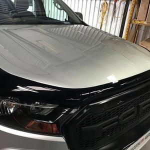 Black Tinted Bonnet Protector For Ford Ranger Px2 Mk2 Mk3 2015-2021