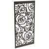 ProtectorAl 300 - 1200 x 1201 - 2400mm Black Satin Roses Unframed Solid Aluminium Decorative Panel