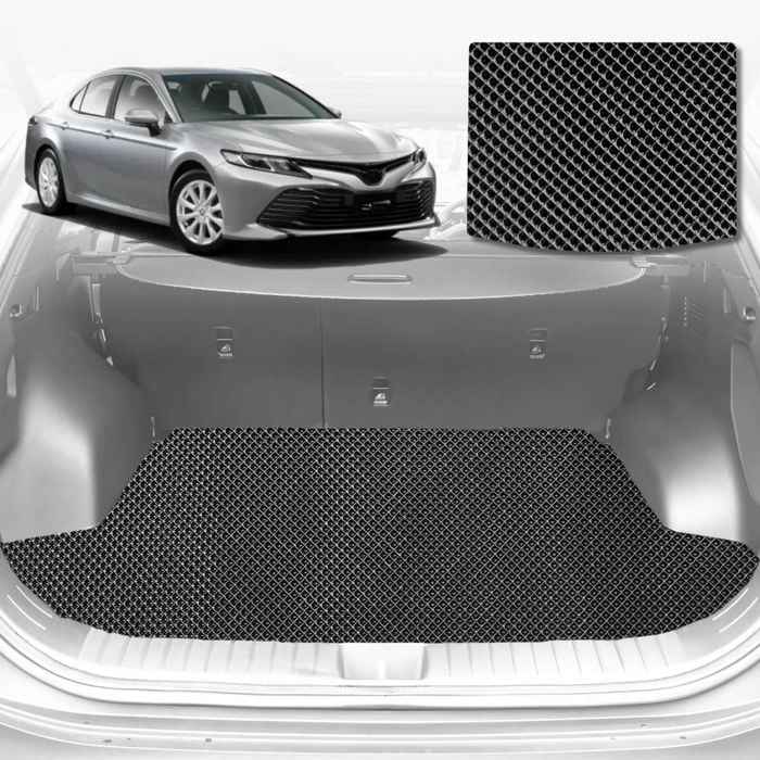 6D Diamond Car Boot Mat for Toyota Camry (XV70)2018-Current-Cargo Mat-Black-Outback GT