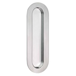 Lemaar 150 x 50mm Satin Chrome Radius Flush Pull