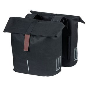 Basil City Double Bag Black 28-32L Black