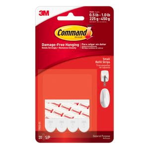 Command™ Small Refill Strips - 20 Pack