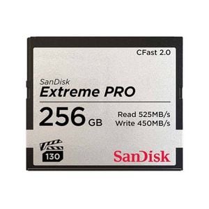 Sandisk Extreme Pro 256gb Cfast 2.0 Card 525mb/s