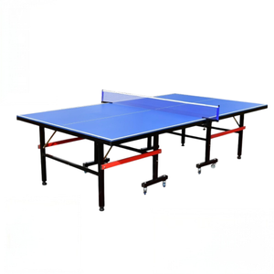TOPONE 16mm SMC Top Steel Leg Outdoor Tennis Table  Home Game - Blue