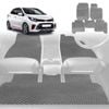 6D Diamond Car Floor Mats for Kia Picanto 2017-Current-Full Set-Grey-Outback GT