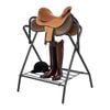 VEVOR Folding Saddle Rack Black Freestanding Heavy Duty Steel for Tack Storage
