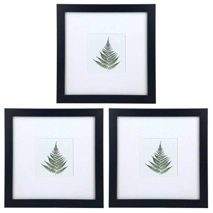 3PK Frankie & Me Picture Frame 4x4'' Photo Holder Home/Office Decor Black