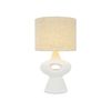Clay & Kin 51.5cm White Halo Table Lamp