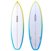 Summer Vibes Fish Swallow Tail Surfboard - Red - Red / Black, 6'0" X 21 1/4" X 2 5/8" 38.5l