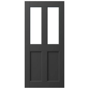 Thermtek 2040 x 820 x 41mm Parkwood Clear Glass Aluminium Entrance Door TH4POTC