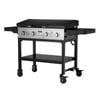 Jumbuck 1621mm Black 4 Burner Griddle BBQ