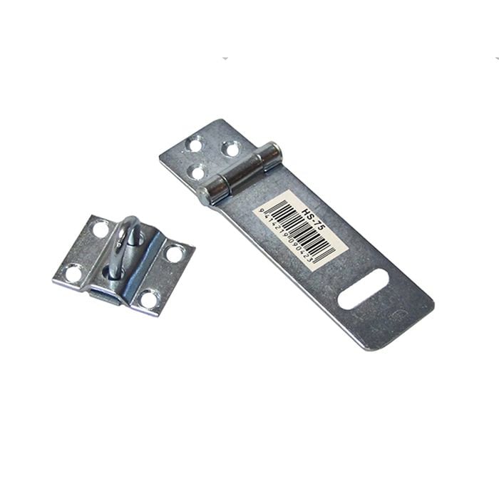 Gartner  Hasp & Staple Heavy Zinc Plated 75mm