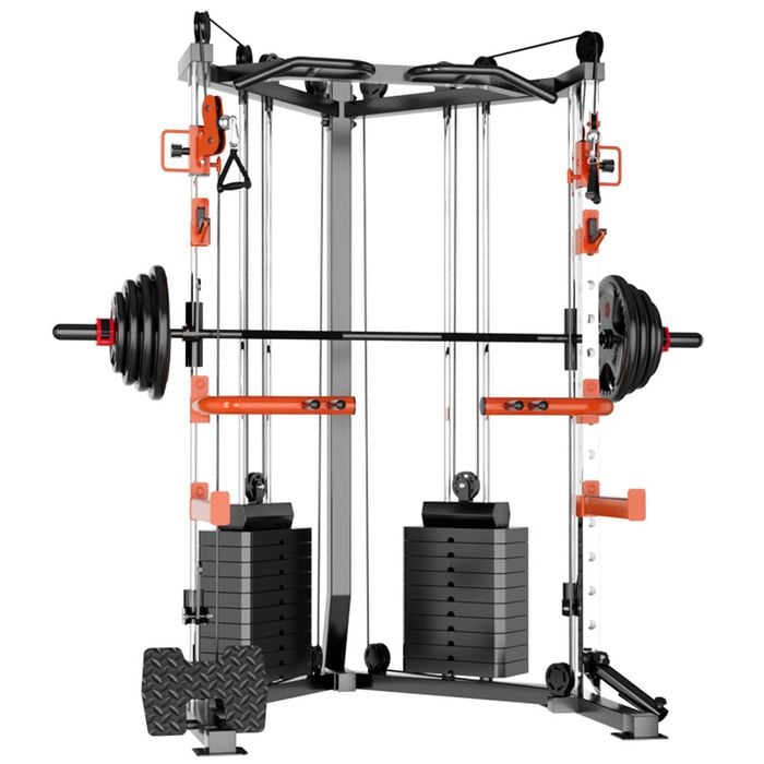 SmartFit C3 Max Multi Functional Trainer Smith Machine with 130kgs Pin Loaded Weights