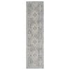 Aubre Contemporary Runner - Aubre Dark Charcoal 80 X 150 Cm
